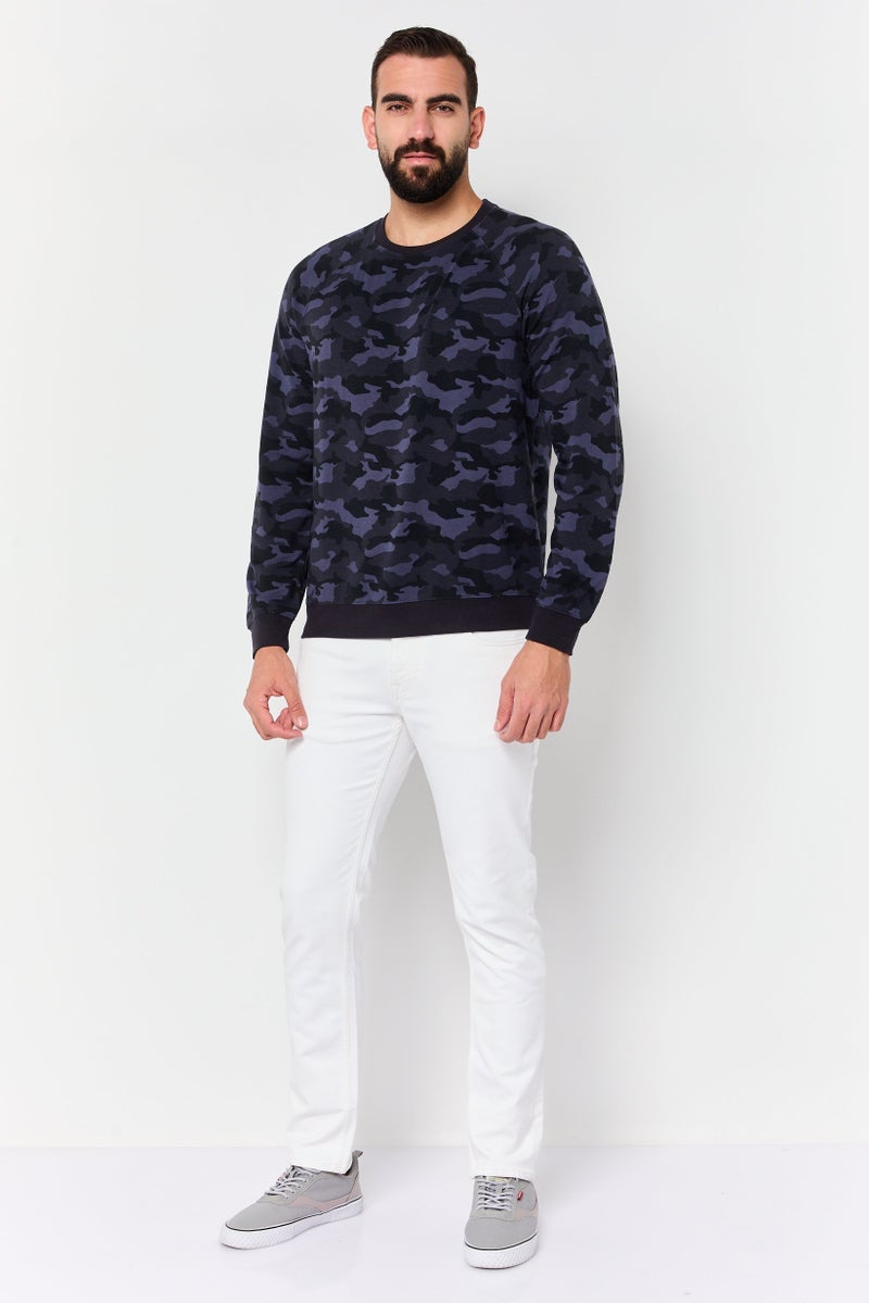 90 Degree By Reflex Men Sportswear Fit Camouflage Long Sleeve Outdoor Sweatshirt, Multicolor - Image 4